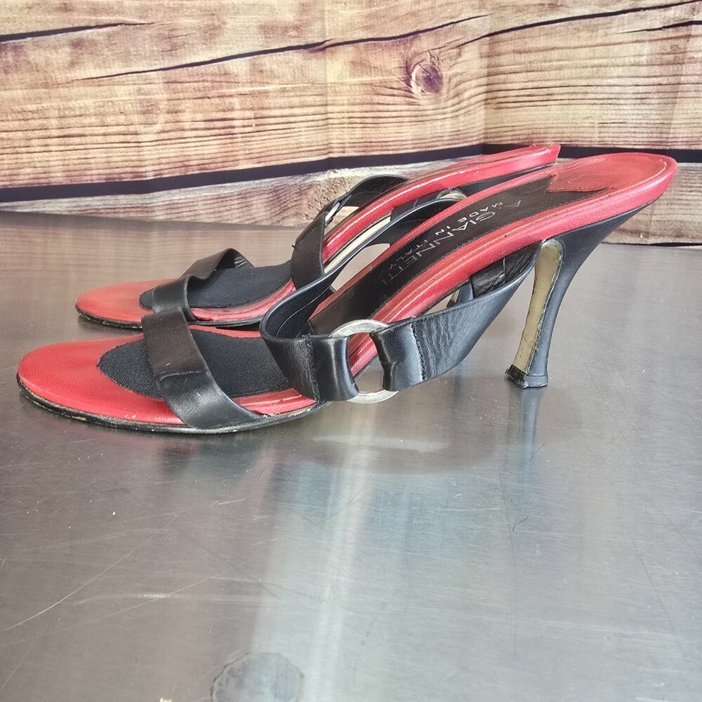 A. Gianetti Red Sandal Heel- size 10